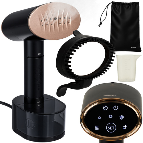 eng_pl_Mysti-Ruhhy-26339-2000W-Black-Garment-Steamer-18395_11.jpg Dampstrykejern for klær, 2000 W, med bukseklype og børste