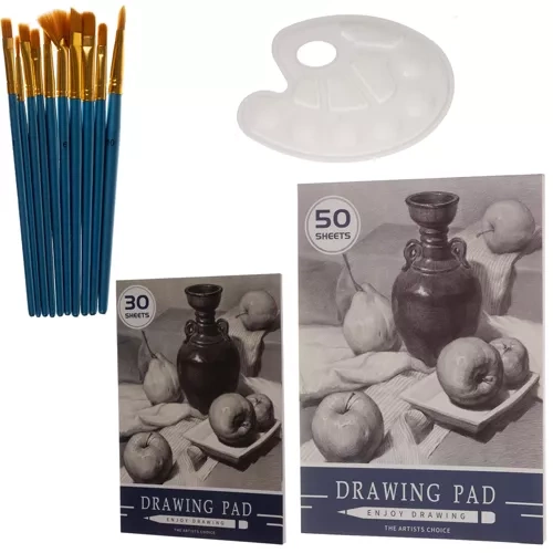 eng_pl_Painting-set-in-a-suitcase-129pcs-Maaleo-21644-16605_1.webp Malersett I Koffert Svart 129 Deler