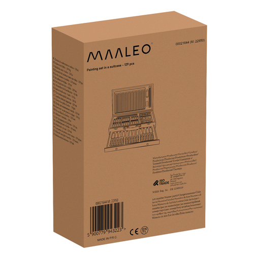 eng_pl_Painting-set-in-a-suitcase-129pcs-Maaleo-21644-16605_19.jpg Malersett I Koffert Svart 129 Deler
