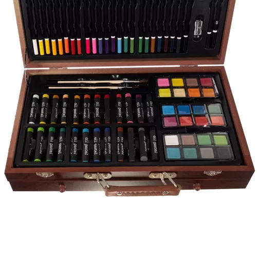 eng_pl_Painting-set-in-a-suitcase-129pcs-Maaleo-21644-16605_7.webp Malersett I Koffert Svart 129 Deler