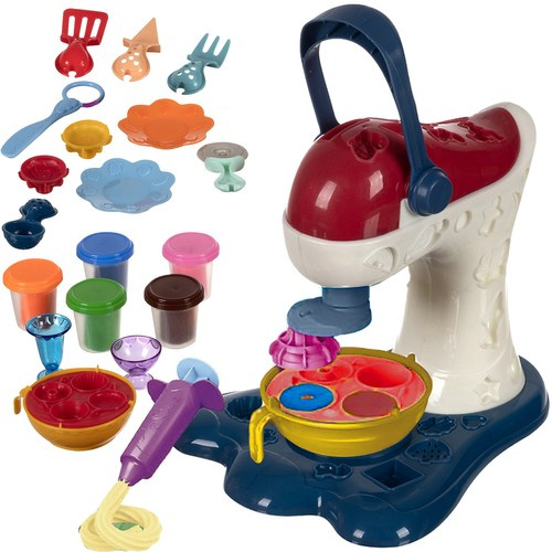 eng_pl_Plasticine-Kruzzel-set-22563-17059_13.jpg Stemplingsmaskin med mikser + 5 polyestermaterialer og tilbehør