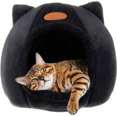 eng_pl_Plush-cat-bed-Purlov-21947-16817_12.jpg Plysj Katteseng Grå Stoff