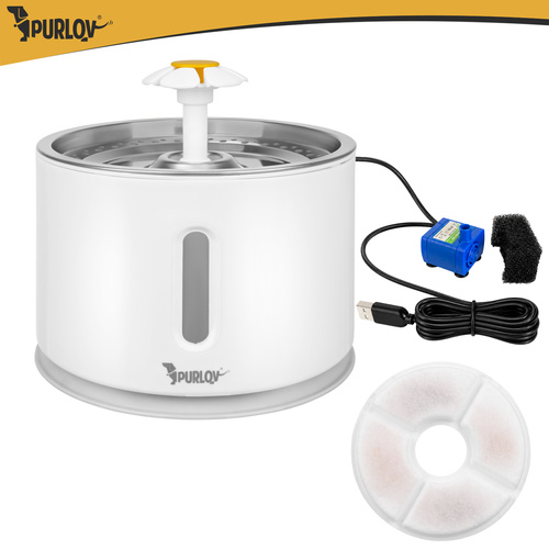 eng_pl_Purlov-dog-cat-water-fountain-19145_2.jpg Vannfontene For Hund Og Katt Hvit Plast 2400 ml