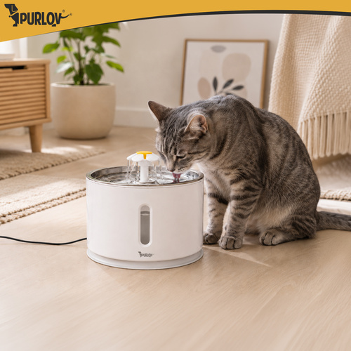 eng_pl_Purlov-dog-cat-water-fountain-19145_5.jpg Vannfontene For Hund Og Katt Hvit Plast 2400 ml
