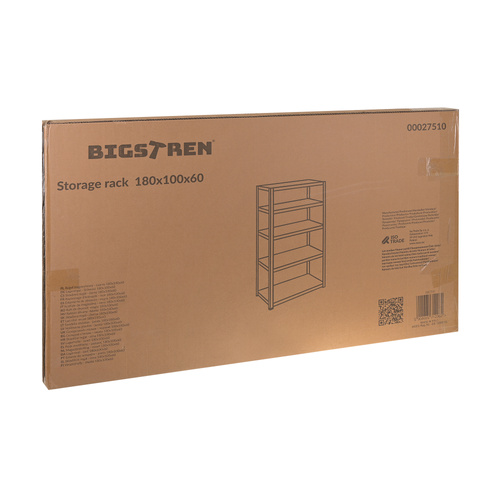 eng_pl_Regal-magazynowy-czarny-180x100x60-Bigstren-18827_15.jpg Lagerreol Metallhylle med 5 hyller, svart – for garasje og kjeller, 180 x 100 x 60 cm
