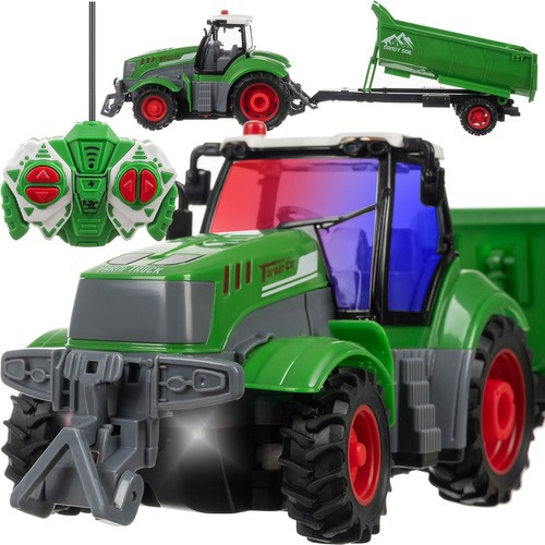 eng_pl_Remote-controlled-tractor-Kruzzel-24850-tractor-17949_15.jpg Fjernstyrt Traktor Grønn Plast