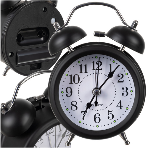 eng_pl_Retro-clock-alarm-clock-Izoxis-25473-18111_10.jpg Retro Vekkerklokke Svart