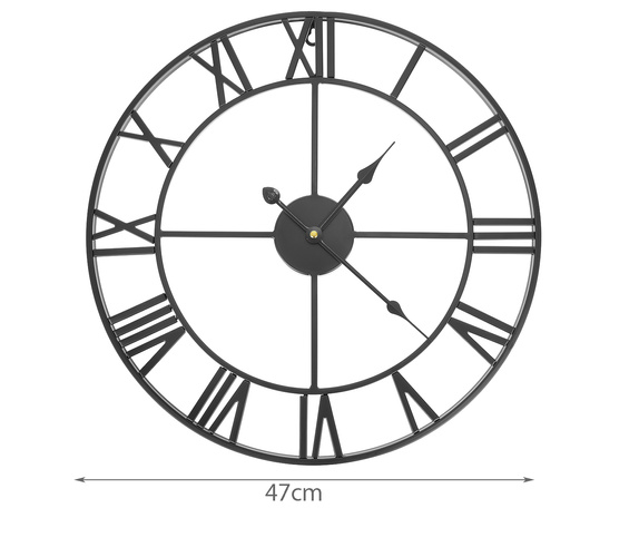 eng_pl_Retro-wall-clock-black-14718_8.jpg Retro Veggklokke Svart