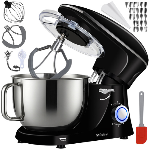 eng_pl_Ruhhy-2200W-Planetary-Food-Processor-19135_12.jpg Kjøkkenmaskin Hvit 2200 W Planetarisk Eltekrok