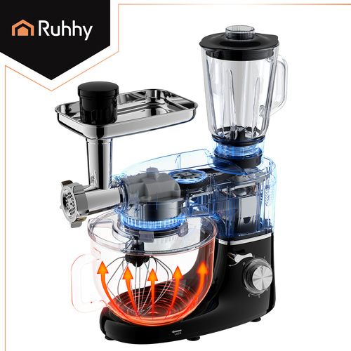Kjøkkenmaskin Med Blender Svart 2200 W Plast