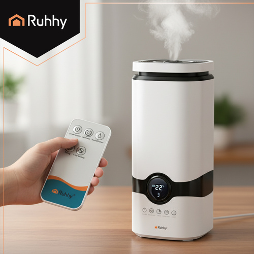 eng_pl_Ruhhy-22739-Aromatherapy-Air-Humidifier-16918_3.jpg Aromaterapi Luftfukter med ionisering, 4 l + 3 duftoljer