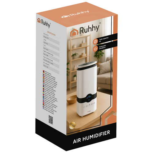 eng_pl_Ruhhy-22739-Aromatherapy-Air-Humidifier-16918_6.jpg Aromaterapi Luftfukter med ionisering, 4 l + 3 duftoljer