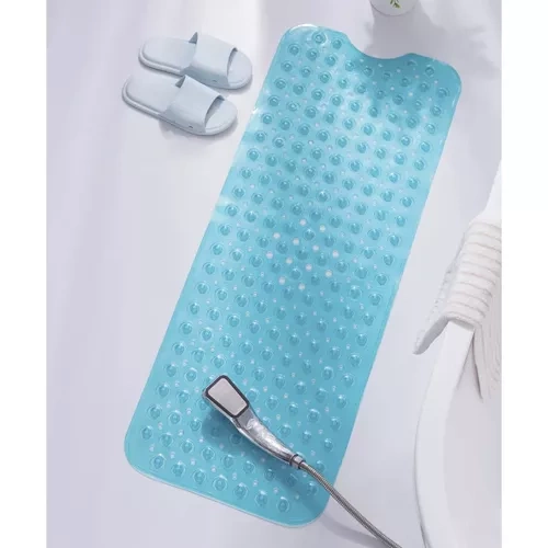 eng_pl_Ruhhy-23646-Anti-slip-bathroom-mat-17506_2.webp Sklisikker Badematte Blå 100 cm x 40 cm