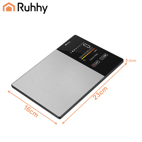 eng_pl_Ruhhy-24632-Bluetooth-Kitchen-Scale-19368_10.jpg Kjøkkenvekt med Bluetooth, elektronisk presisjonsvekt 1 g, LCD-display, opptil 5 kg
