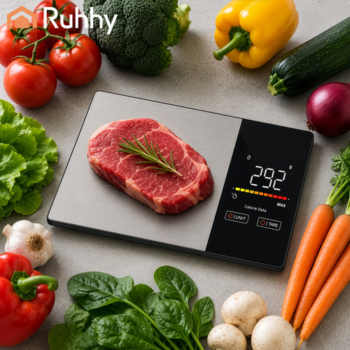 eng_pl_Ruhhy-24632-Bluetooth-Kitchen-Scale-19368_7.jpg Kjøkkenvekt med Bluetooth, elektronisk presisjonsvekt 1 g, LCD-display, opptil 5 kg