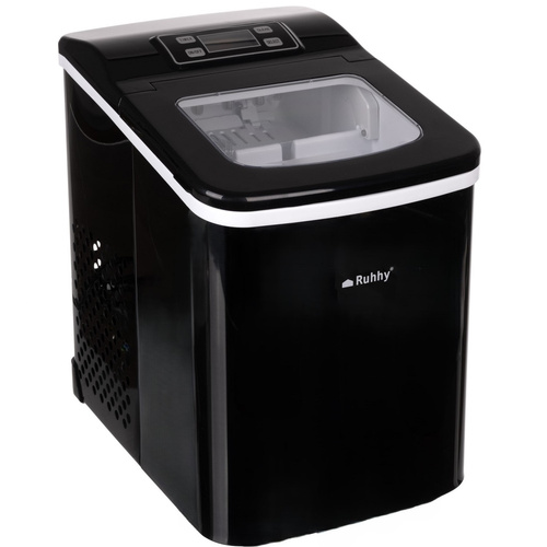 eng_pl_Ruhhy-25565-ice-maker-18118_6.jpg Ismaskin Rustfritt Stål 2 l Vanntank 12 kg per døgn