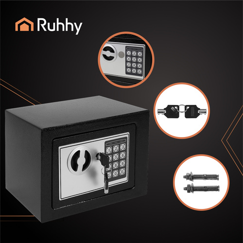 eng_pl_Ruhhy-26101-Combination-Safe-18313_5.jpg Hjemmesafe med elektronisk lås, med elektronisk kodepanel