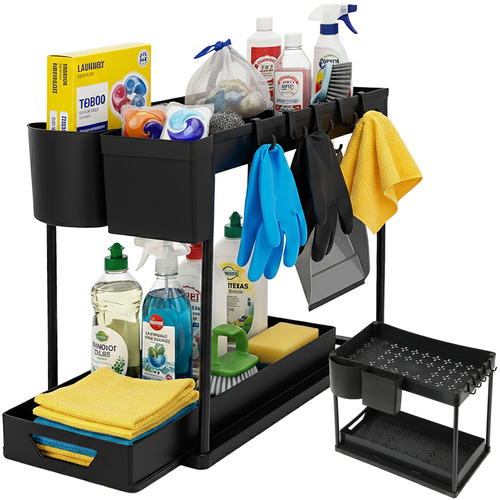 eng_pl_Ruhhy-26102-Under-Sink-Organizer-18593_3.jpg Oppbevaringshylle For Under Vask Plast