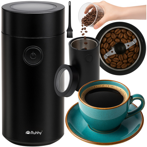 eng_pl_Ruhhy-26219-Coffee-Grinder-18331_18.jpg Kaffekvern Svart Rustfritt Stål - 150W