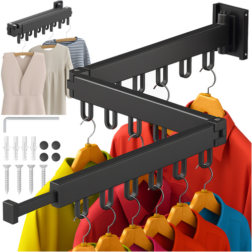 eng_pl_Ruhhy-26342-clothes-dryer-18393_6.jpg Klesstativ Sammenleggbart Metall