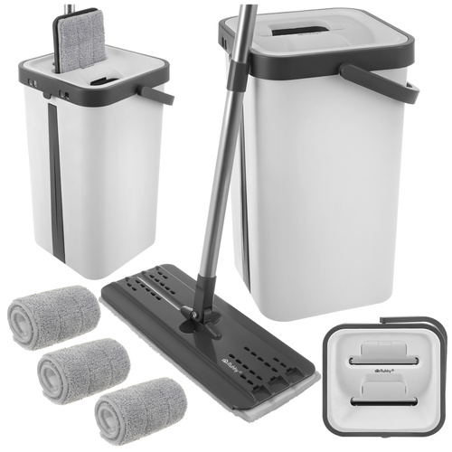 eng_pl_Ruhhy-27232-double-chamber-mop-11L-with-covers-18795_34.jpg Dobbelkammer Gulvmopp 11 L Med Trekk Grå
