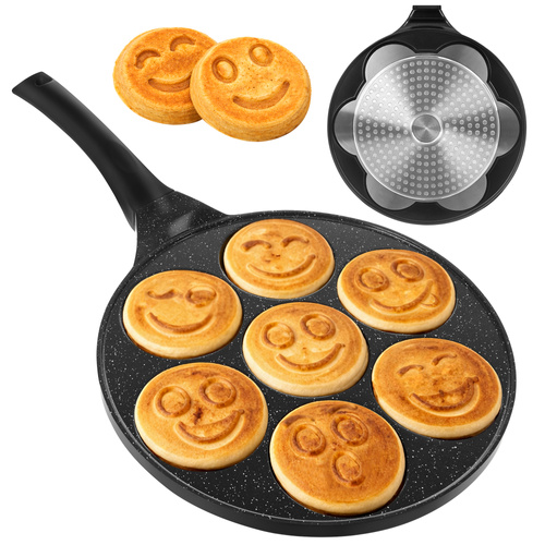Stekepanne For Egg Og Pannekaker Svart