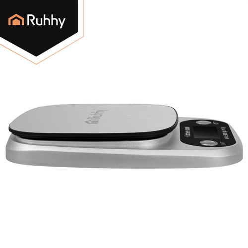 eng_pl_Ruhhy-5kg-Kitchen-Scale-19143_3.jpg Elektronisk presisjonsvekt til kjøkken, 0,1 g nøyaktighet, LCD-skjerm, for smykker, batteridrevet, opptil 5 kg