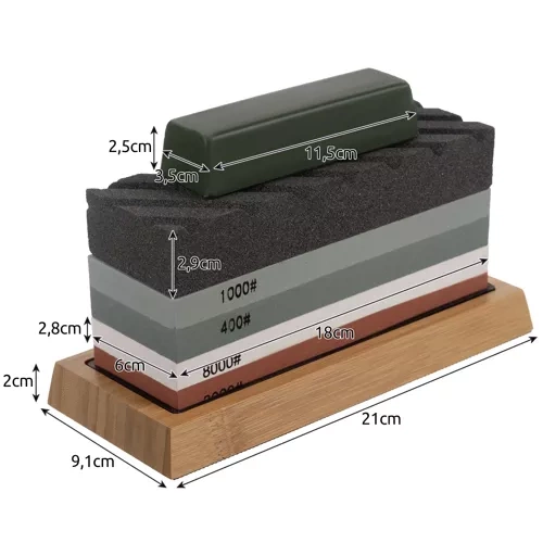 eng_pl_Sharpener-for-Kitchen-Knives-Chisels-Water-Stone-Sharpening-Stone-Strap-RUHHY-23763-17511_10.webp Slipestein For Kniver Og Stemjern Grå Med Stropp