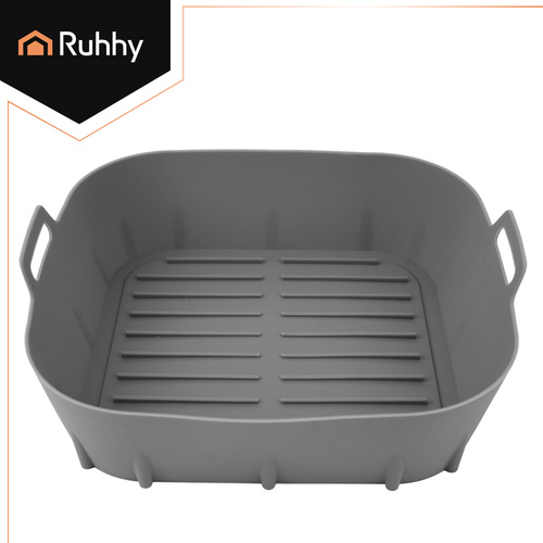 eng_pl_Silicone-insert-for-Ruhhy-25464-fryer-18081_3.jpg Silikoninnsats Til Airfryer Svart