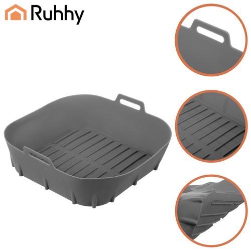 eng_pl_Silicone-insert-for-Ruhhy-25464-fryer-18081_5.jpg Silikoninnsats Til Airfryer Svart