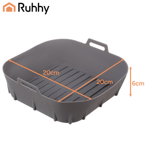 eng_pl_Silicone-insert-for-Ruhhy-25464-fryer-18081_9.jpg Silikoninnsats Til Airfryer Svart