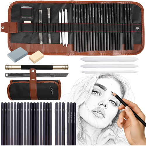 eng_pl_Sketching-set-29pcs-Maaleo-26134-18257_11.png Skissesett 29 Deler Svart