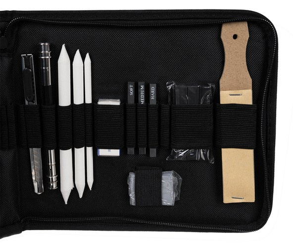 eng_pl_Sketching-set-32pcs-15612_3.jpg Profesjonelle Skissett 32 Deler Grå