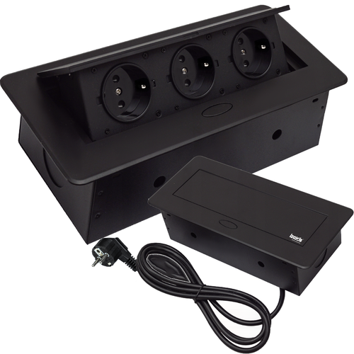 eng_pl_Socket-hidden-in-the-countertop-triple-Izoxis-21659-16662_8.png Trippel stikkontakt, skjult i benkeplaten, svart