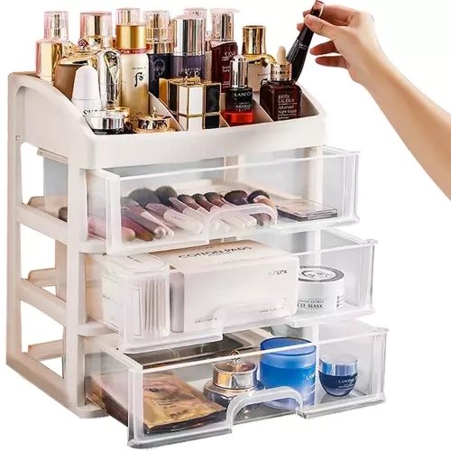 eng_pl_Soulima-19357-Cosmetics-Organizer-16049_8.webp Kosmetikkoppbevaring, 17 × 23,5 × 27 cm, hvit