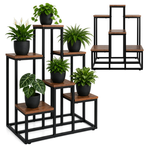 eng_pl_Standing-flower-stand-67cm-6-shelves-Gardlov-19366_7.jpg Blomsterstativ Brun 67 cm Med 6 Hyller
