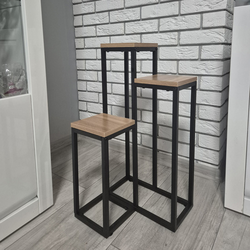 Blomsterstativ Brun 67 cm Metall