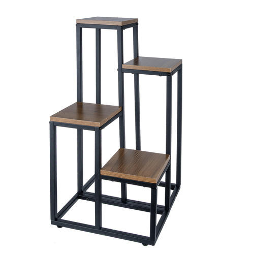 Blomsterstativ Svart 69 cm Metall