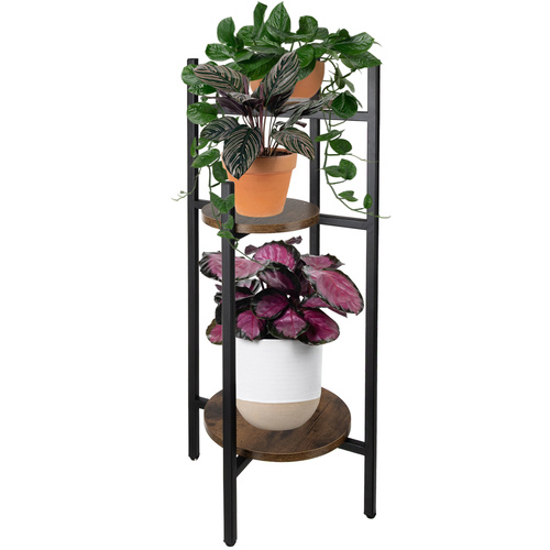 Blomsterstativ Brun 80 cm Metall