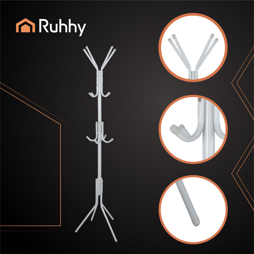 eng_pl_Standing-hanger-170cm-white-Ruhhy-26360-18411_4.jpg Stumtjener Hvit 170 cm Metall