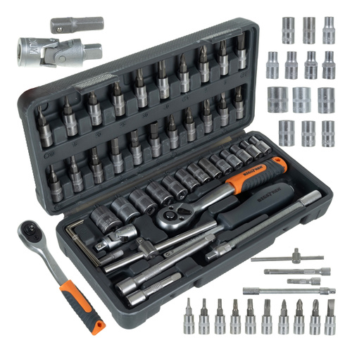 eng_pl_Tool-set-in-a-46-piece-case-Bigstreen-26844-18756_7.jpg Verktøysett I Koffert 46 Deler Svart