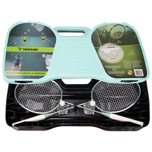 eng_pl_Trizand-25515-badminton-set-in-case-18196_2.png Badmintonsett I Etui Blå Hvit Plast