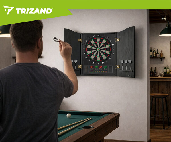 eng_pl_Trizand-27046-Electronic-Dartboard-18799_9.jpg Elektronisk Dartskive + 6 DARTPILER Svart