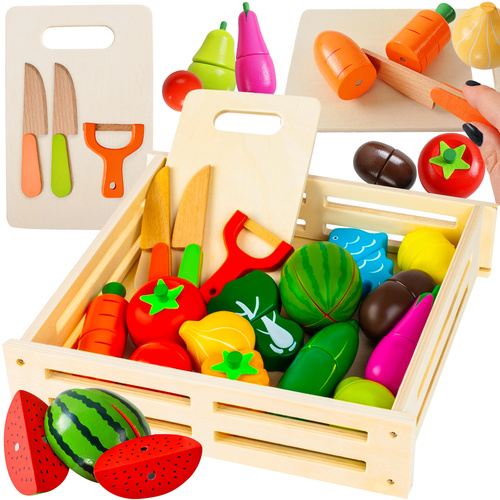 eng_pl_Vegetables-wooden-chopping-board-21942-16838_13.jpg Grønnsaker Skjærefjøl Tre Brun - 34 deler