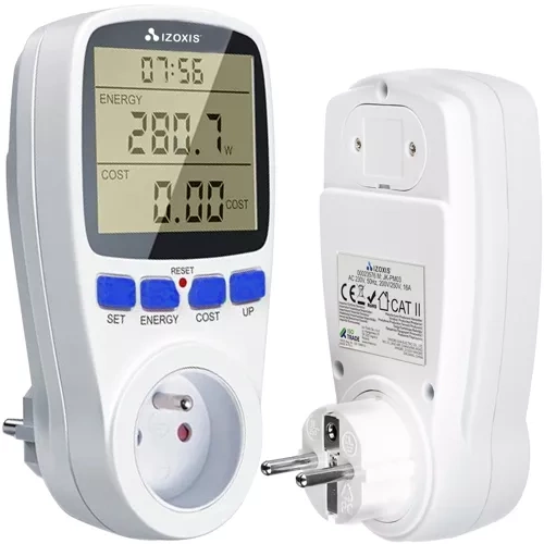 Wattmeter Energimåler for strømforbruk og elektrisitetsforbruk