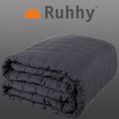 eng_pl_Weighted-blanket-200x150cm-6kg-Ruhhy-19094_10.jpg Vektteppe 6 kg - 200 x 150 cm Stoff Grå