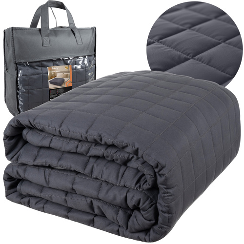 eng_pl_Weighted-blanket-200x220cm-10kg-Ruhhy-24427-18536_7.jpg Vektdyne 10 kg Grå 200 x 220 cm Stoff