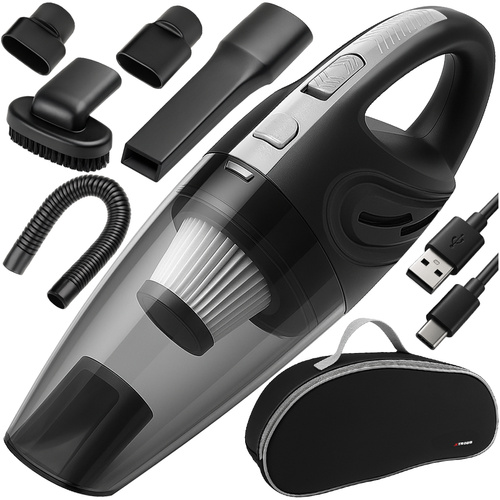 eng_pl_Xtrobb-26203-Cordless-Car-Vacuum-Cleaner-18327_12.jpg Trådløs Bilstøvsuger Svart Håndholdt - 2600 mAh