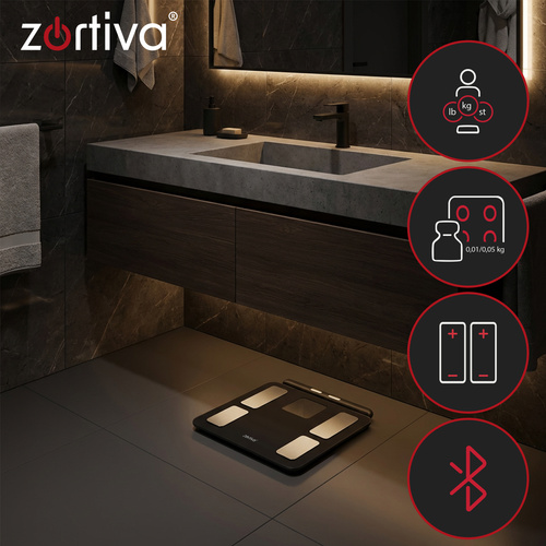 eng_pl_Zortiva-26893-Analytical-Bathroom-Scale-18813_1.jpg Analytisk Baderomsvekt med håndtak 180 kg