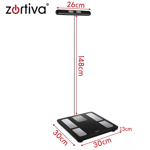 eng_pl_Zortiva-26893-Analytical-Bathroom-Scale-18813_32.jpg Analytisk Baderomsvekt med håndtak 180 kg